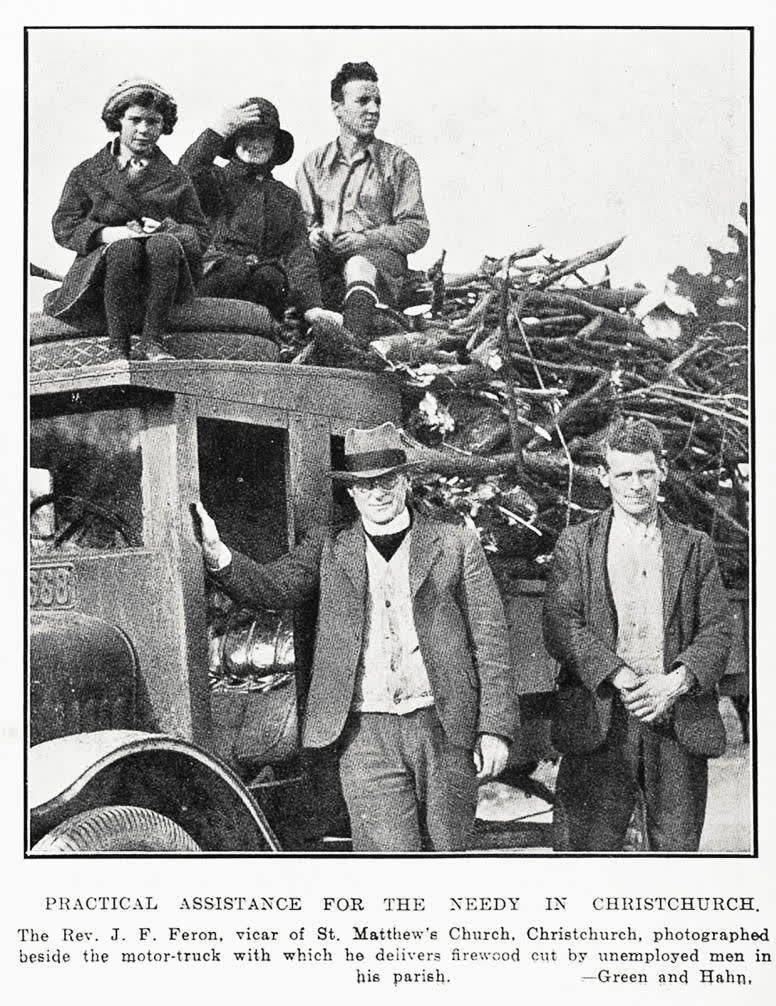 Practical assistance for the needy in Christchurch, 1932