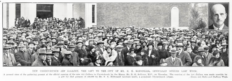 New Christchurch Art Gallery, the gift to the city of Mr. R. E. McDougall, officially opened last week, 1932