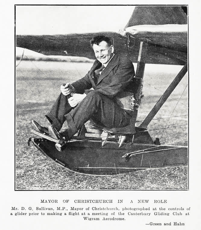 Mayor of Christchurch in a new role, 1932
