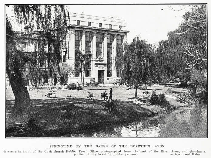 Springtime on the banks of the beautiful Avon, 1932