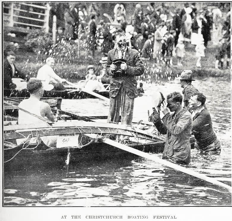 At the Christchurch boating festival, 1932