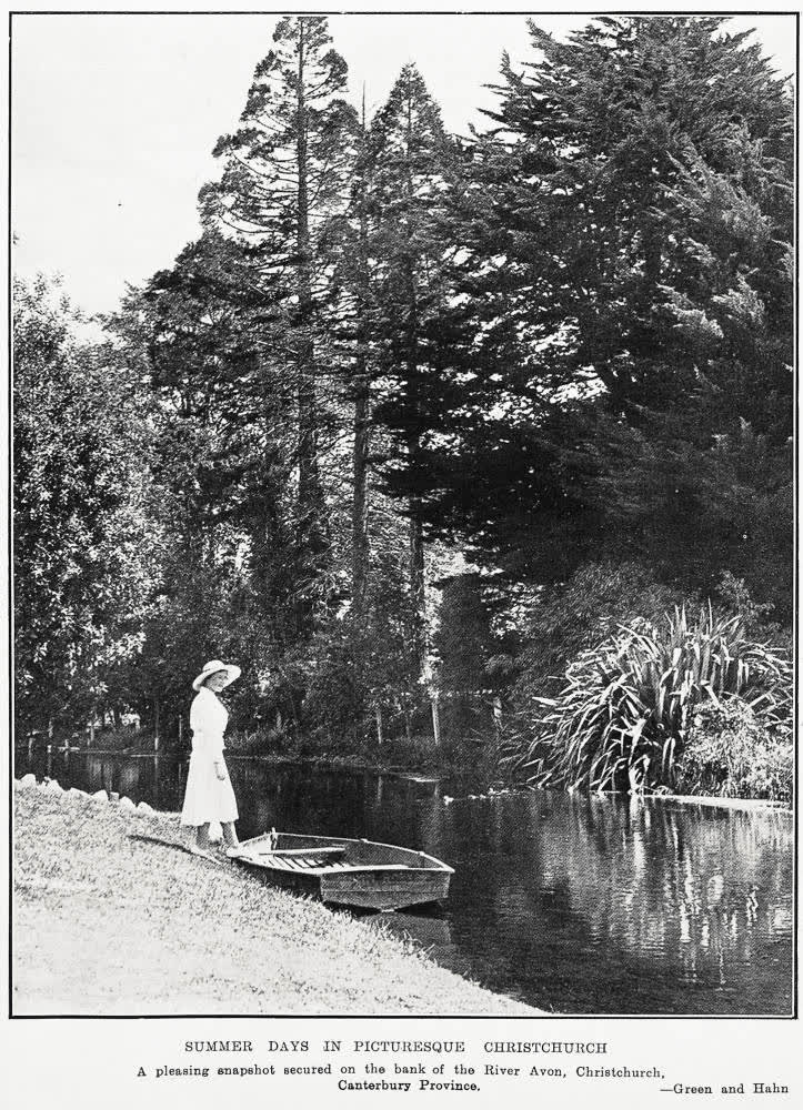 Summer days in picturesque Christchurch, 1932