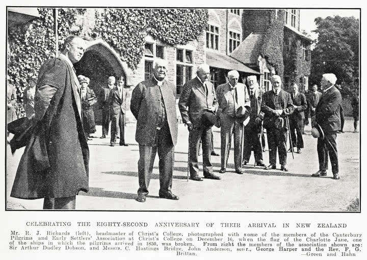 Celebrating the eighty-second anniversary of their arrival in New Zealand, 1932