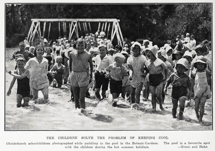 The children solve the problem of keeping cool, 1933