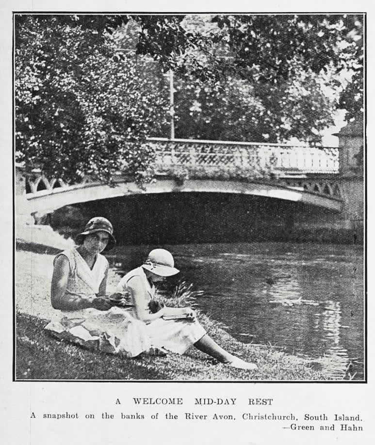 A welcome mid- day rest, 1933