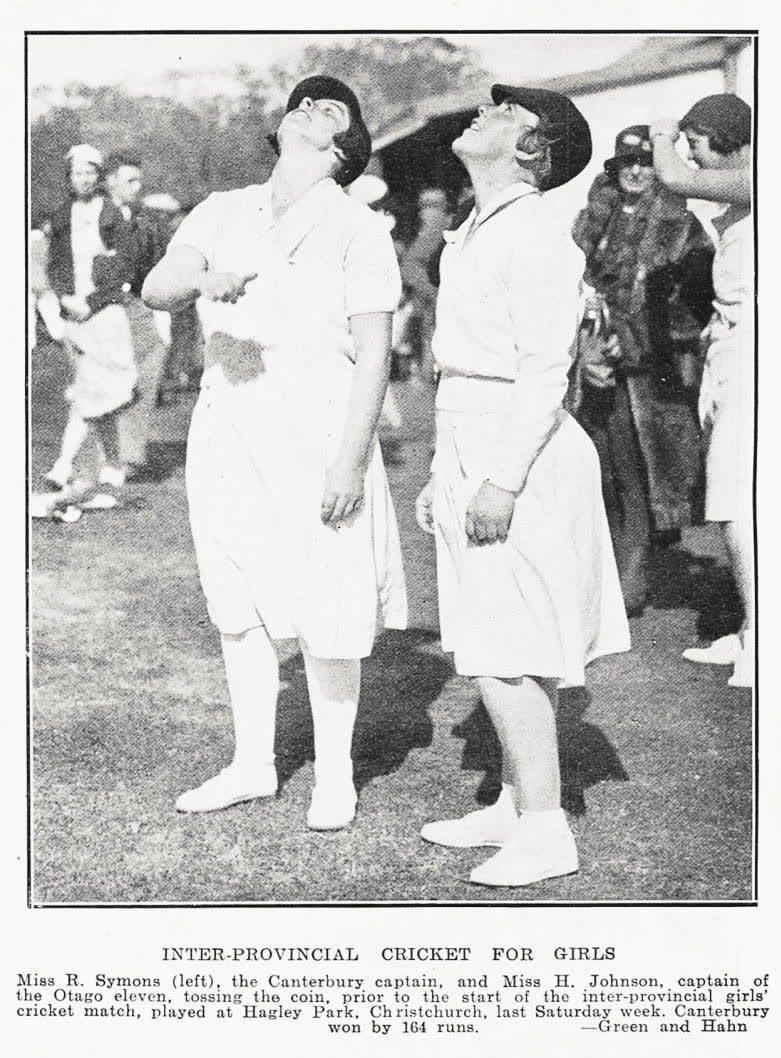 Inter-provincial cricket for girls, 1933