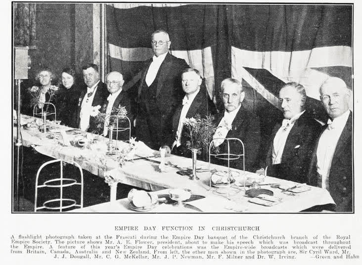 Empire day function in Christchurch, 1933