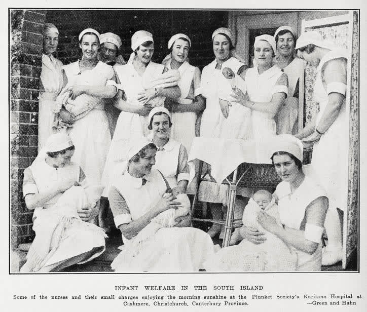 Infant welfare in the South Island, 1933