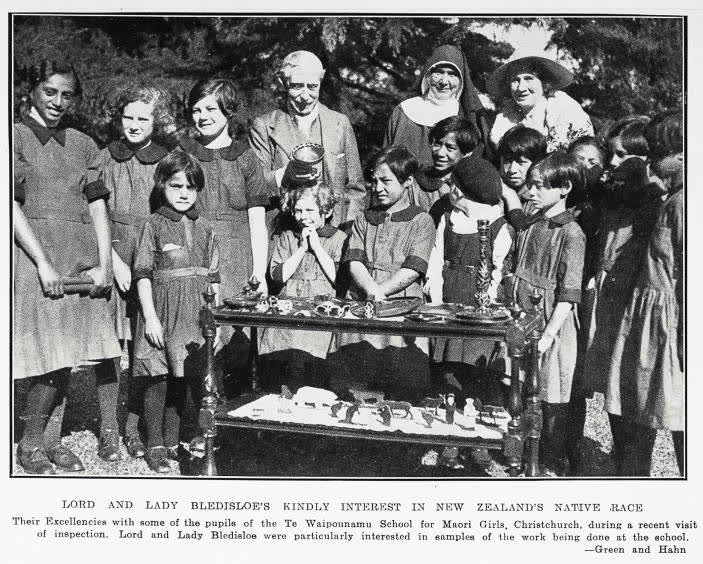 Lord and Lady Bledisloe's kindly interest in New Zealand's native race, 1933
