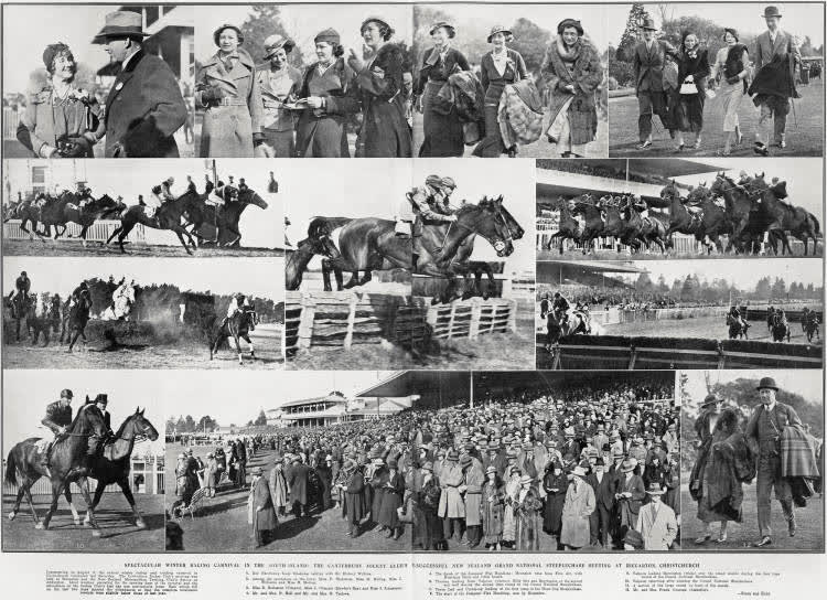 Spectacular Winter Racing Carnival in the South Island, 1934