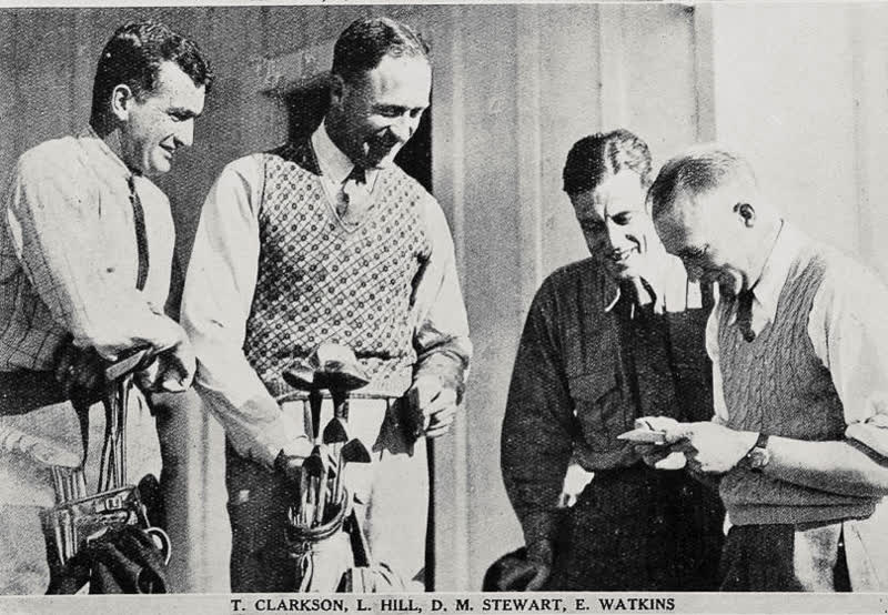 T. Clarkson, L. Hill, D. M. Stewart, E. Watkins, 1936