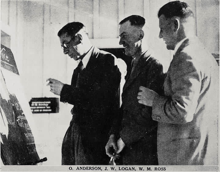O. Anderson, J. W. Logan, W. M. Ross, 1936