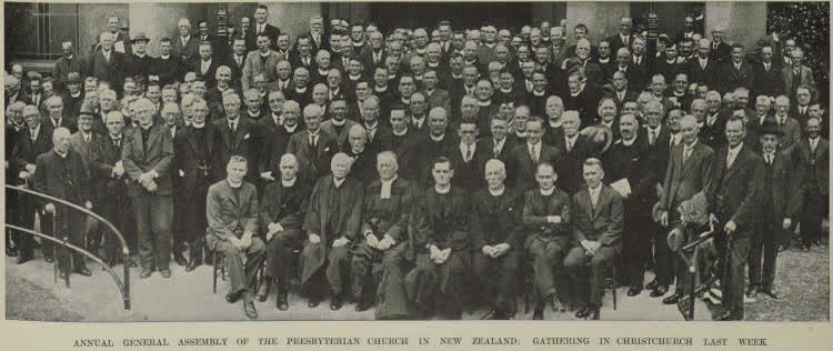 Annual General Assembly of the Presbyterian Church in New Zealand: Gathering in Christchurch Last Week, 1936