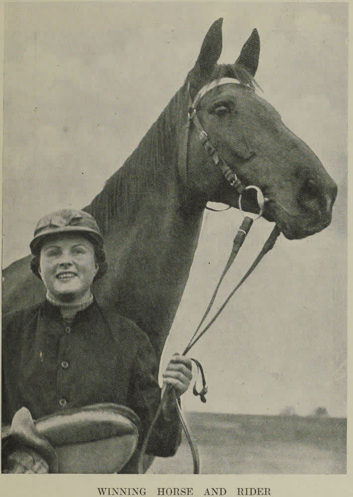 Winning horse and rider, 1937