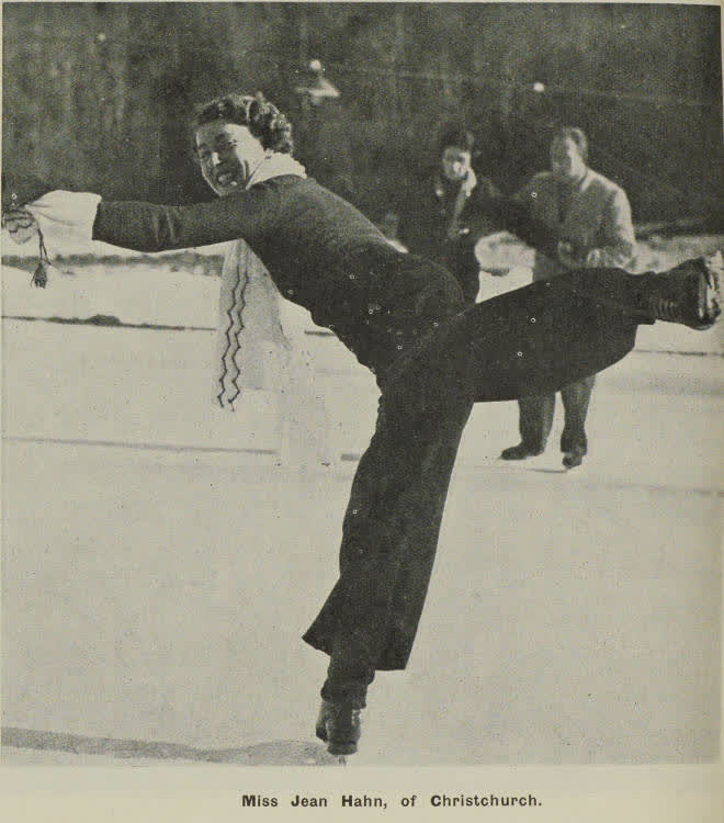 Miss Jean Hahn, of Christchurch, 1937