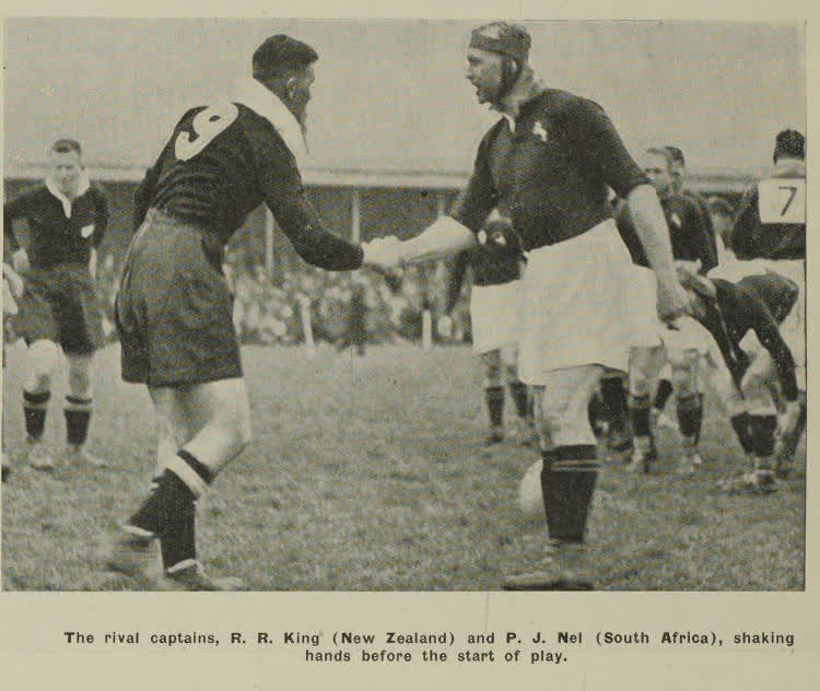 South Africa evens the Test match results with a great victory over the All Blacks, 1937