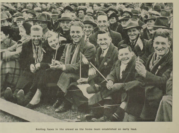South Africa evens the Test match results with a great victory over the All Blacks, 1937