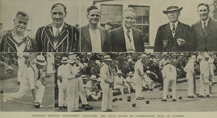 The Dominion Bowling Tournament held in Dunedin in January 1938, 1938
