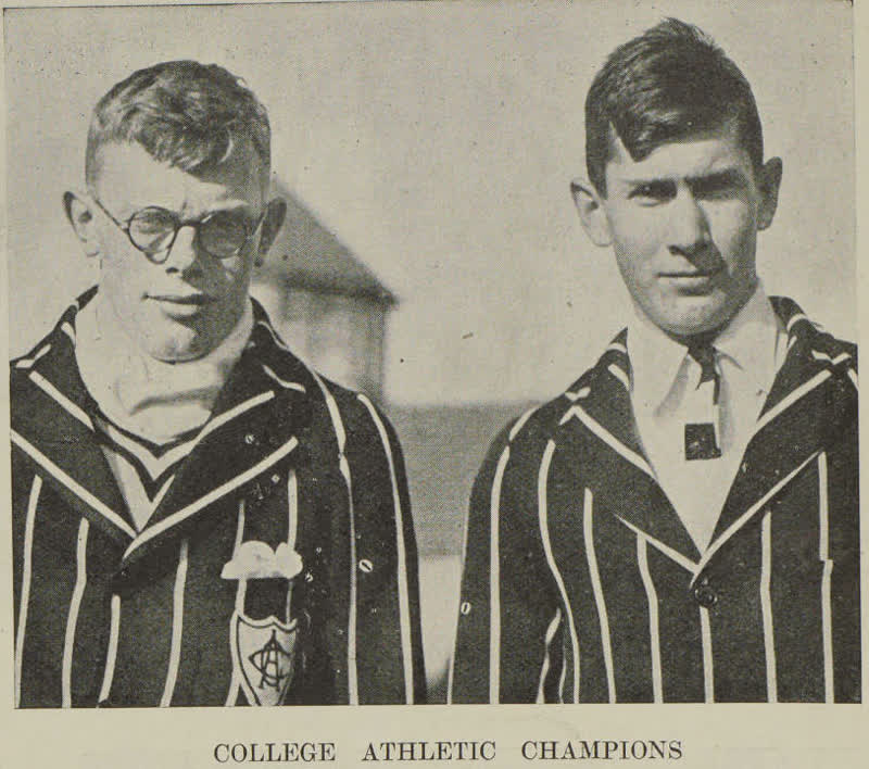 College athletic champions, 1938