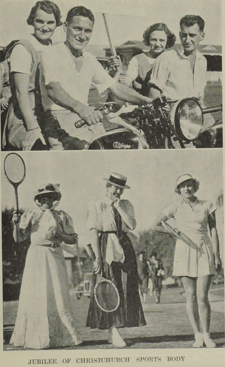 Jubilee of Christchurch sports body, 1939