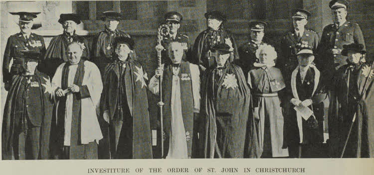 Investiture of the Order of St. John in Christchurch, 1939