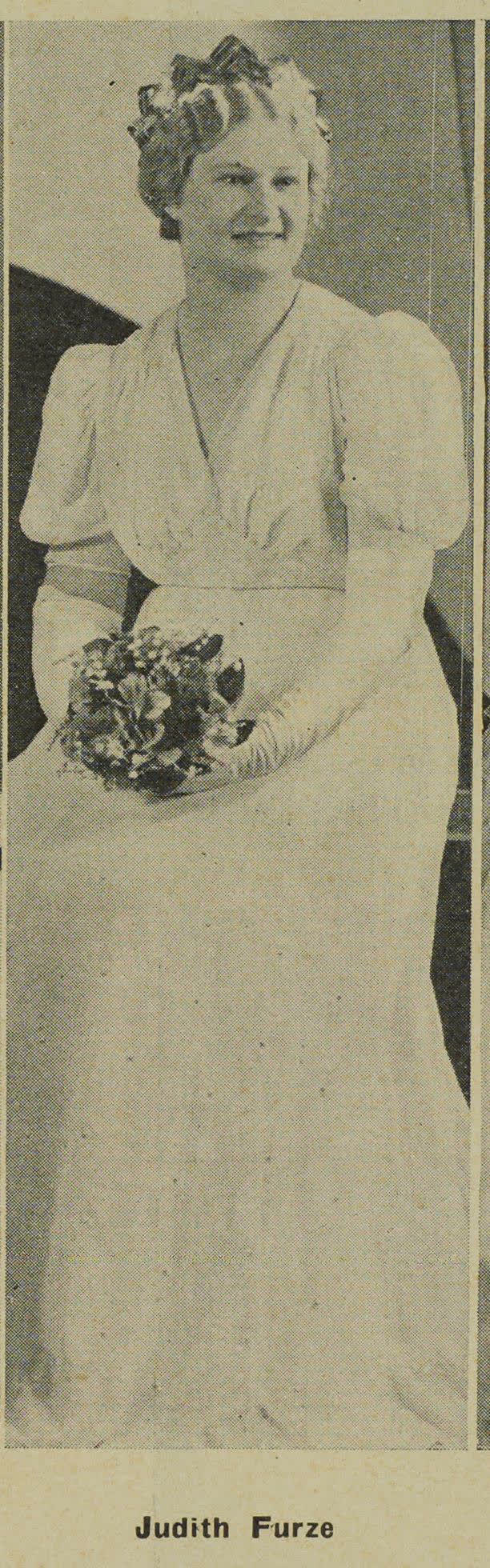 Judith Furze, 1939