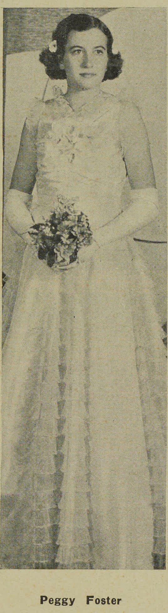 Peggy Foster, 1939