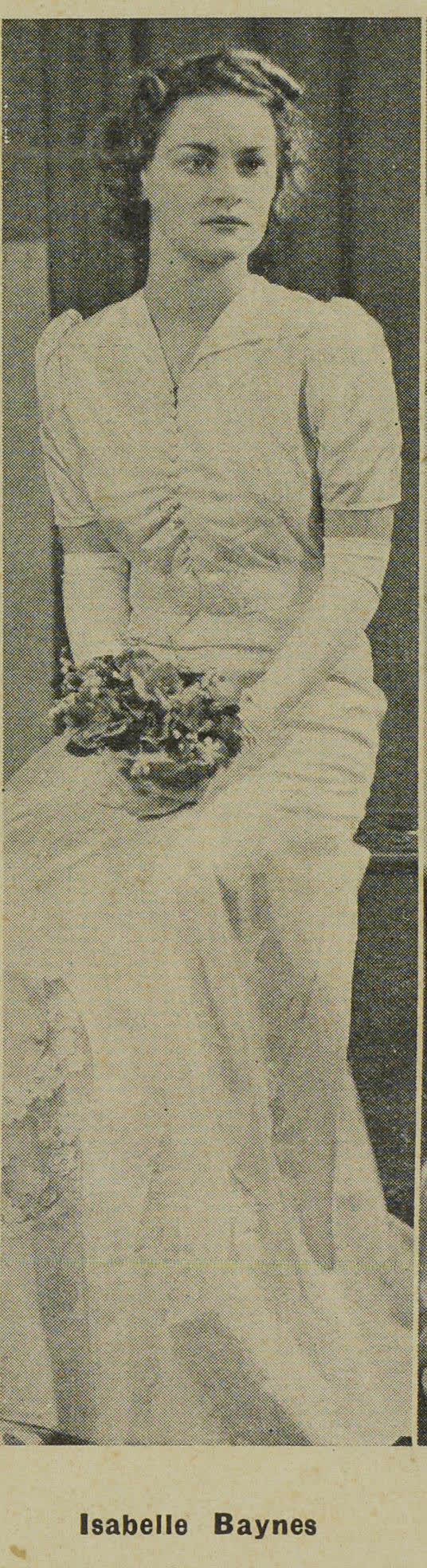 Isabelle Baynes, 1939