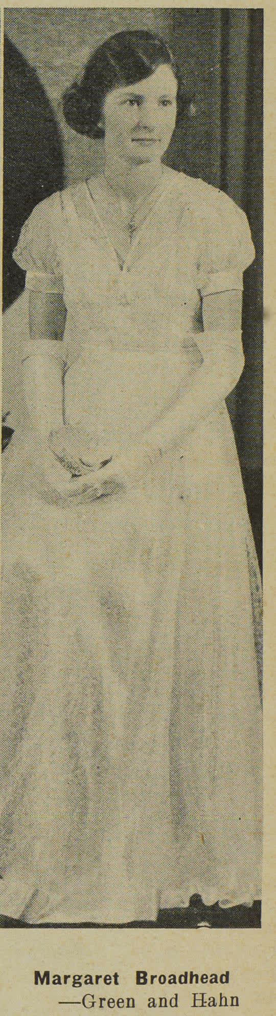 Margaret Broadhead, 1939
