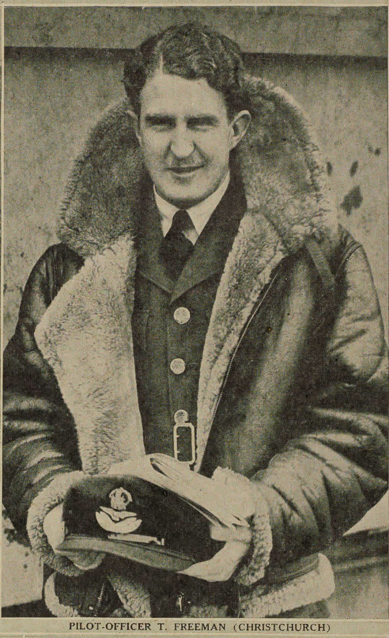 Pilot Officer T. Freeman (Christchurch), 1940