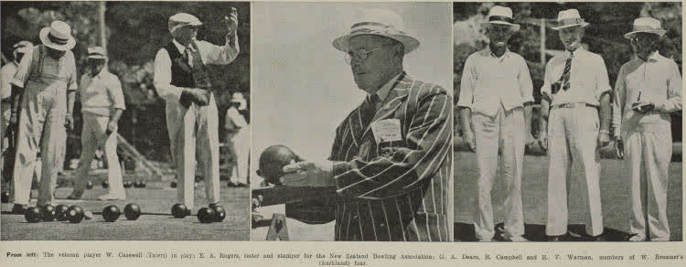 28th New Zealand Bowling Championships in Christchurch, 1941