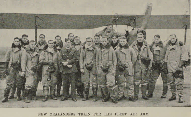 New Zealanders train for the Fleet Air Arm, 1941