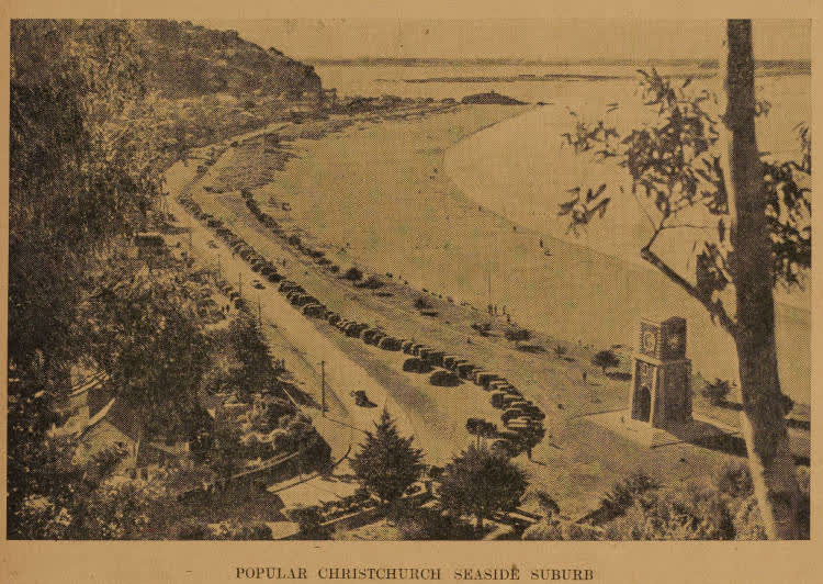Popular Christchurch seaside suburb, 1942