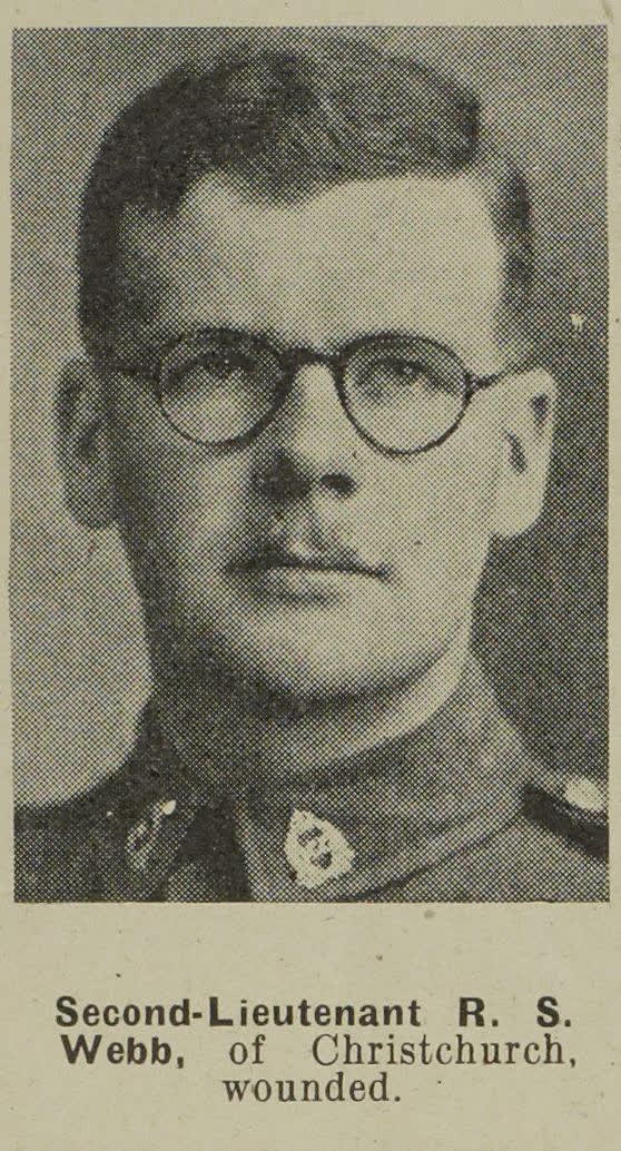 Second-Lieutenant R. S. Webb, of Christchurch, wounded, 1943