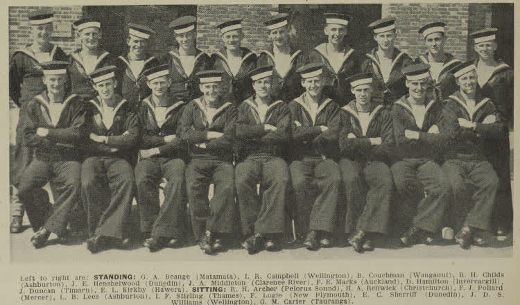 New Zealanders training for the Fleet Air Arm, 1944