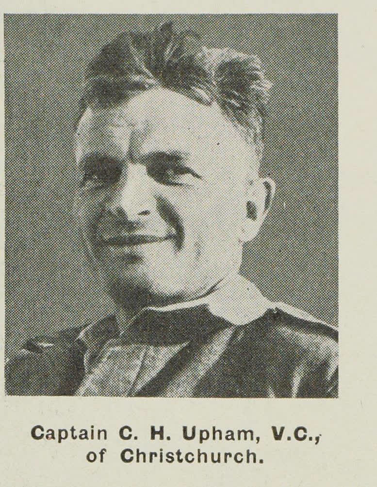 Captain C. H. Upham, V. C., of Christchurch, 1945