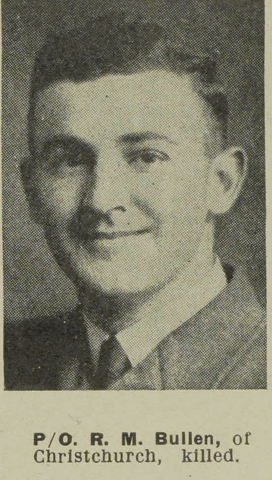 Pilot-Officer R. M. Bullen, of Christchurch, killed, 1945