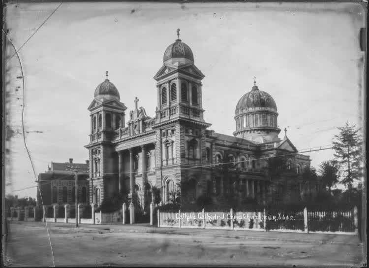 Catholic Cathedral, Christchurch, 1910