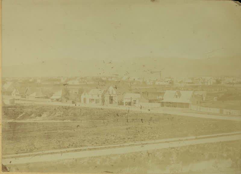 Photograph: Panorama of Christchurch, 1864