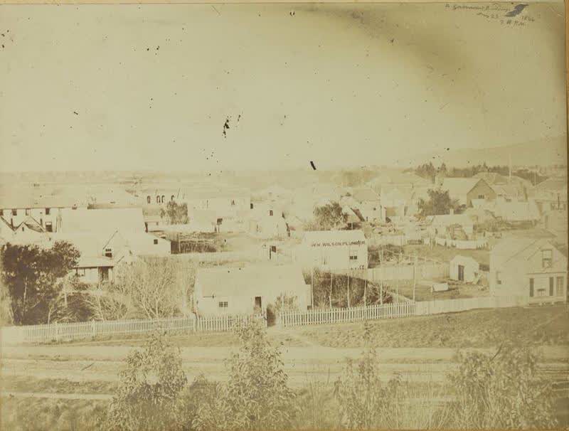 Photograph: Panorama of Christchurch, 1864