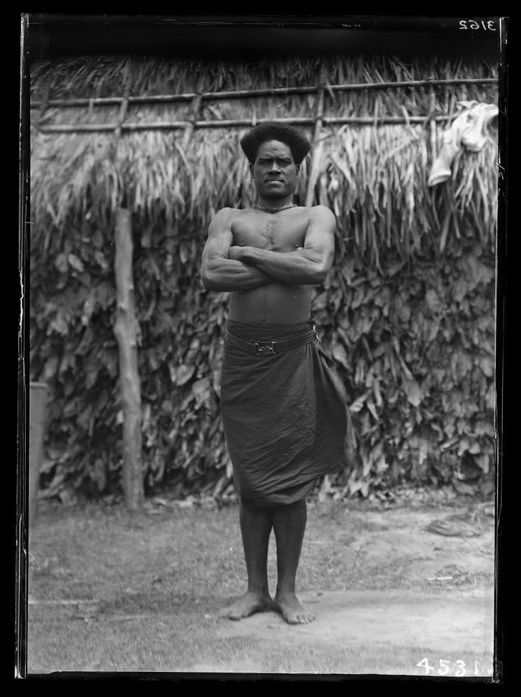 Man at the Christchurch Exhibition, 1906