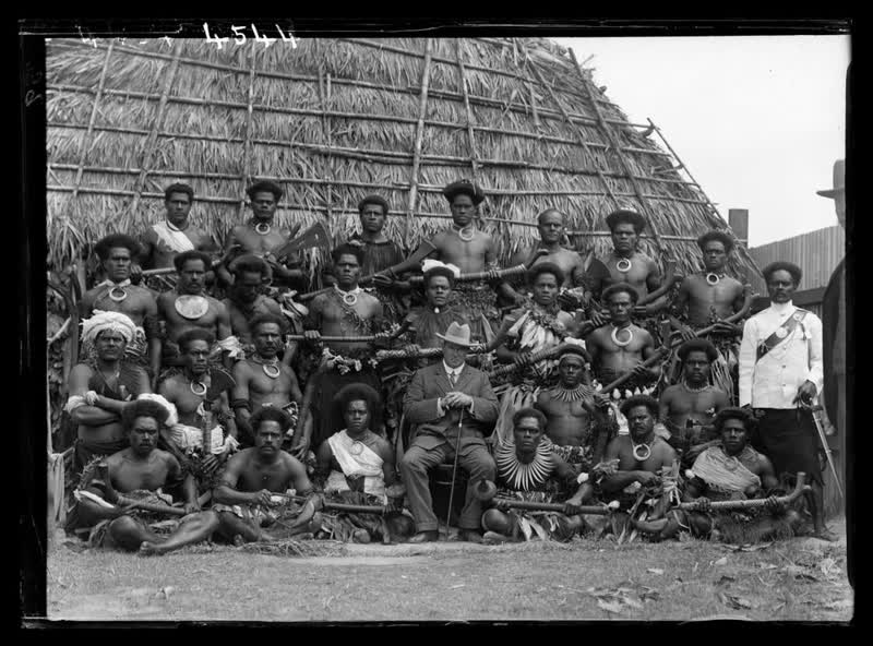 Fijian Group at the Christchurch Exhibition, 1906