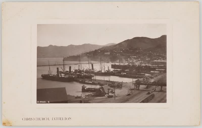 Christchurch, Lyttelton, 1900