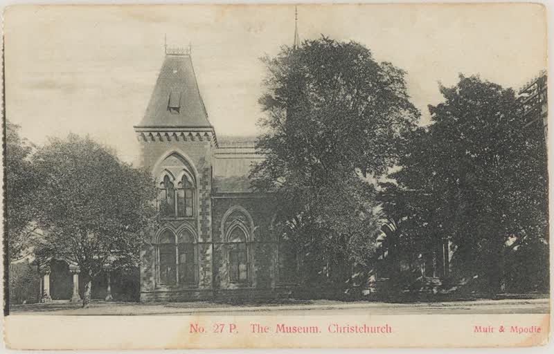 The Museum, Christchurch, Canterbury, 1905