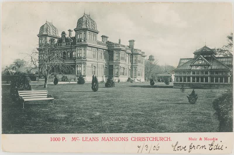 McLean's Mansions, Christchurch, 1905