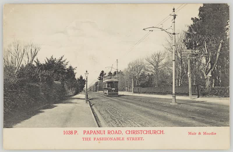 Papanui Road, Christchurch, the Fashionable Street, 1905