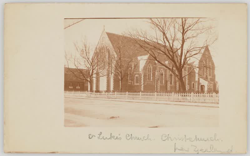Luke's Church, Christchurch, New Zealand, 1900