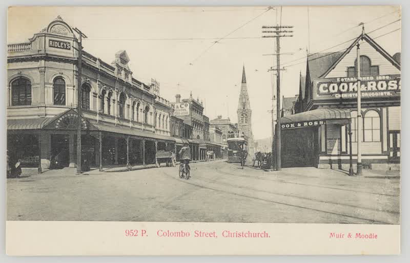 Colombo Street, Christchurch, 1905