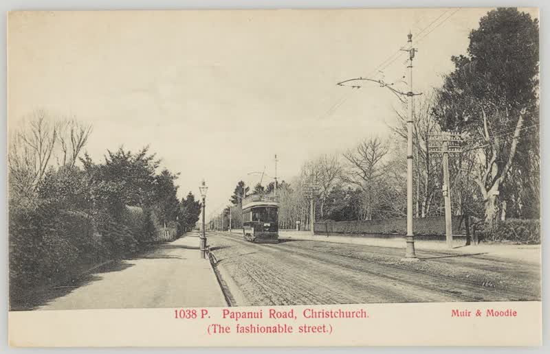 Papanui Road, Christchurch, the Fashionable Street, 1905