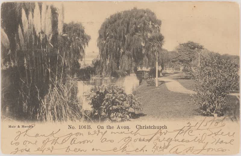 On the Avon, Christchurch, 1900